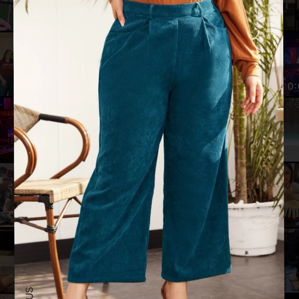 Corduroy palazzo pants